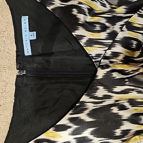 Antonio Melani Ikat Midi Dress Size 6 - Picture 7 of 7